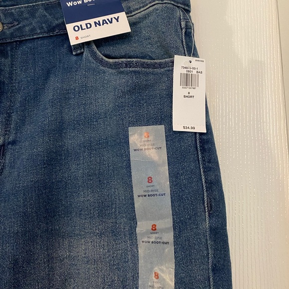 Old Navy Blue Boot Cut Jeans - Picture 2 of 4